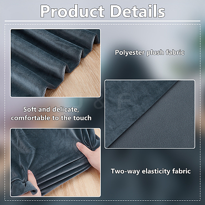 Polyester Plush Fabric DIY-WH0504-296C-1