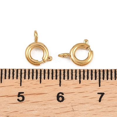 304 Stainless Steel Spring Gate Rings STAS-P437-11G-1