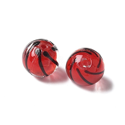 Handmade Transparent Lampwork Beads BLOW-D300-08B-1