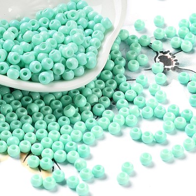 Baking Paint Glass Seed Beads SEED-H002-I-B506-1