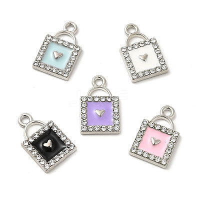 Alloy Enamel Pendants ENAM-B050-05P-1