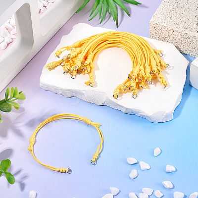20Pcs Adjustable Korean Waxed Polyester Cord Bracelet Making BJEW-TAC0051-05-1
