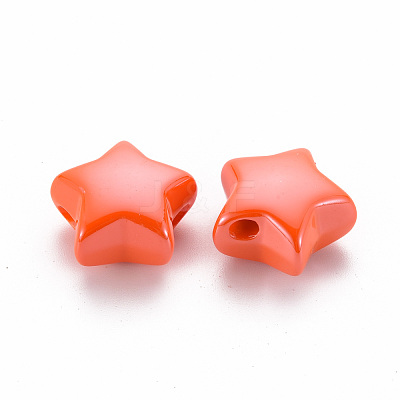Opaque Acrylic Beads MACR-S372-02B-84-1