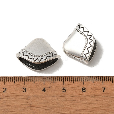 Tibetan Style Alloy Bead Cones TIBE-00907-AS-RS-1