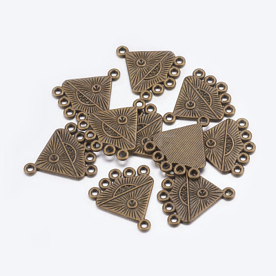 Alloy Connector Rhinestone Settings EA10685Y-AB-1