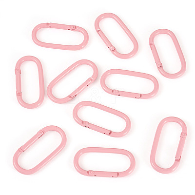 10Pcs Alloy Spring Gate Rings FIND-TA0009-25D-1