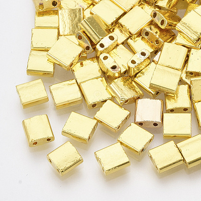 Electroplate Glass Seed Beads SEED-S023-20C-06-1