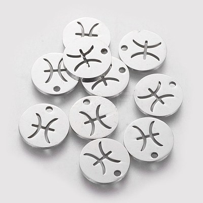 Non-Tarnish 304 Stainless Steel Charms STAS-Q201-T095-12-1