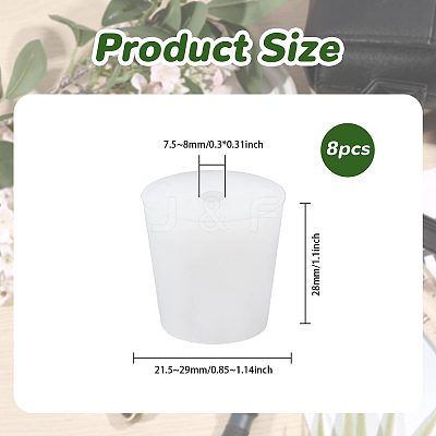 Silicone Plugs AJEW-WH0752-754B-1