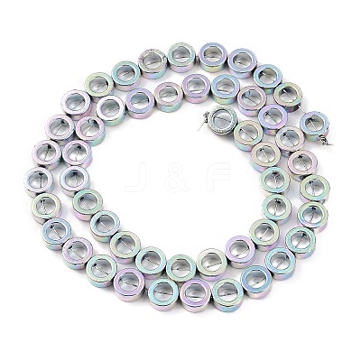 Baking Painting Synthetic Non-magnetic Hematite Beads Strands G-A234-H03-01B-1