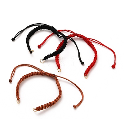 Adjustable Braided Nylon Cord Bracelet Making AJEW-JB00761-1