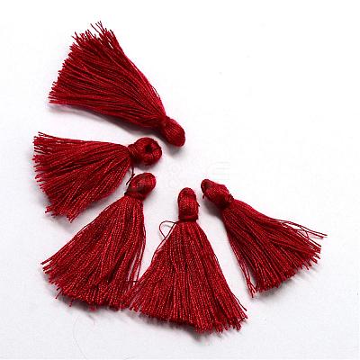 Handmade Polycotton(Polyester Cotton) Tassel Decorations OCOR-Q024-11-1