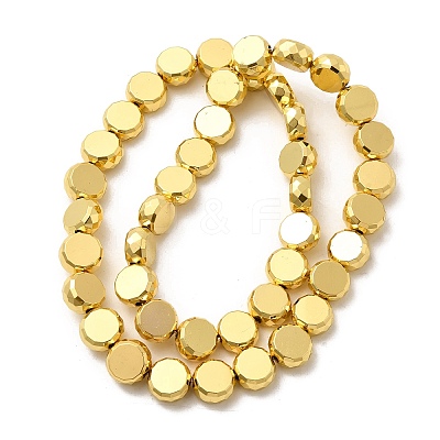 Electroplate Glass Beads Strands EGLA-F166-04C-1