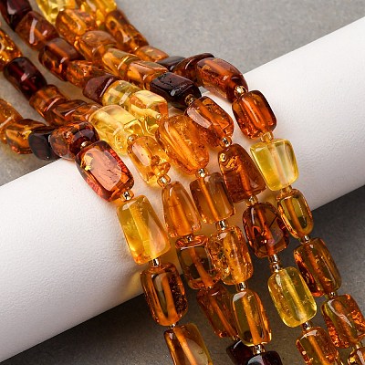 Gradient Color Natural Amber Beads Strands G-F803-D01-04-1