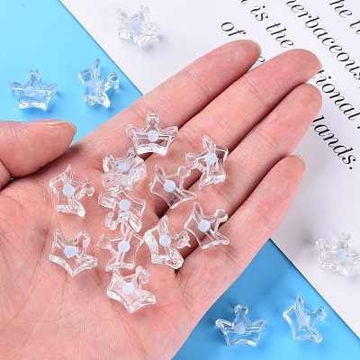 Transparent Acrylic Beads MACR-S373-105-B08-1