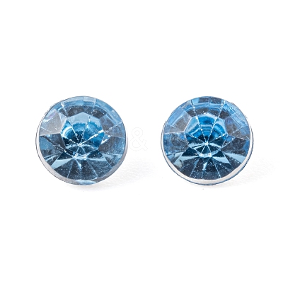 Imitation Taiwan Acrylic Rhinestone Pointed Back Cabochons GACR-A003-5mm-26-1