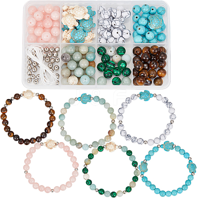 DIY Ocean Theme Bracelet Making Kit DIY-SC0024-66-1