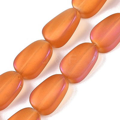 Electroplate Glass Beads Strands EGLA-C009-01B-FR04-1