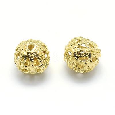 Brass Filigree Beads KK-A143-07C-RS-1