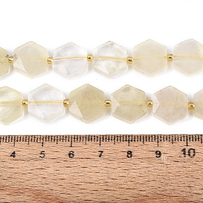 Heated Natural Lemon Quartz Beads Strands G-N368-01A-14-1