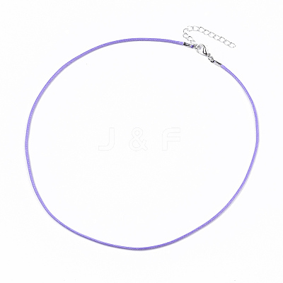 Waxed Cotton Cord Necklace Making MAK-S032-1.5mm-B10-1