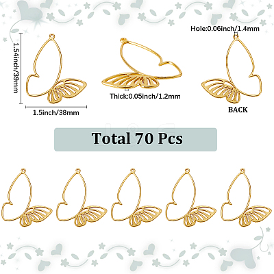 70Pcs Tibetan Style Alloy Pendants TIBE-SC0002-22G-1