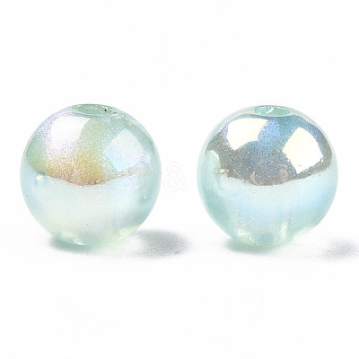 ABS Plastic Imitation Pearl Beads PACR-N013-01A-02-1