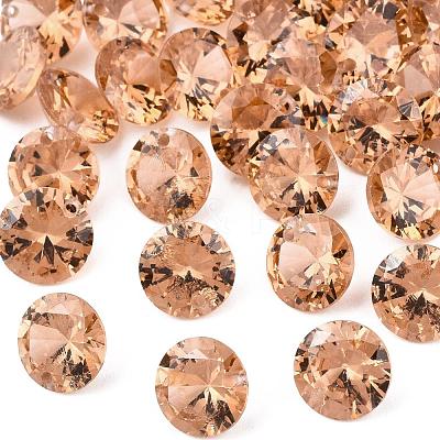 Cubic Zirconia Charms ZIRC-N033-B-06-1
