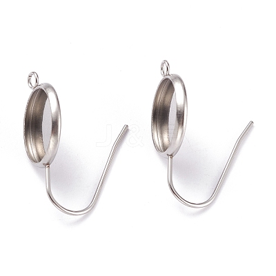 Tarnish Resistant 304 Stainless Steel Earring Settings LS-STAS-O141-01P-1