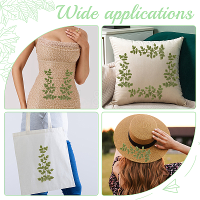 Leaf Rayon Sew on Appliques DIY-WH0308-607-1