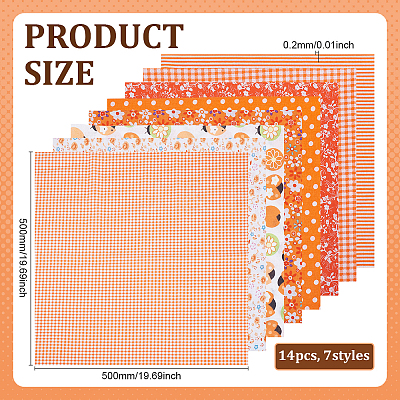 Cotton Fabric DIY-WH0504-869B-1