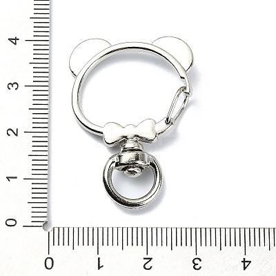 Alloy Swivel Clasps KEYC-Z005-01P-1