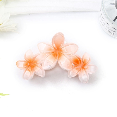 Flower Plastic Claw Hair Clips PW-WGB4757-02-1
