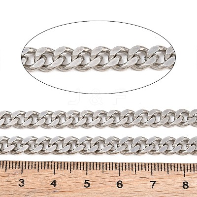 Brass Cuban Link Chains KK-CBAC547-19P-1