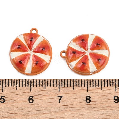 Baking Paint Zinc Alloy Pendants AL-CBA032C-03B-1