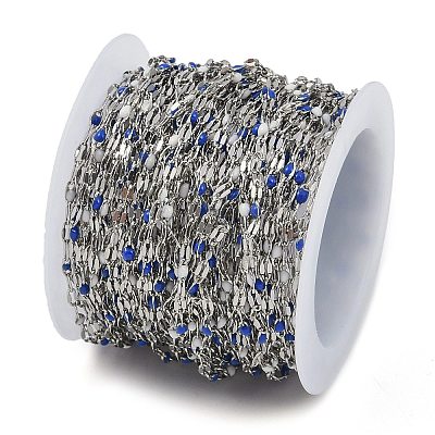 Brass Dapped Chains AJEW-Q153-03P-02-1
