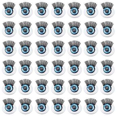 50 Pairs 4D ABS Doll Craft Cartoon Movable Eye DIY-NB0006-33-1