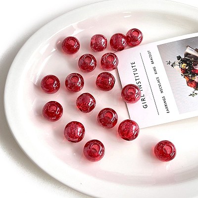 Transparent Acrylic Beads OACR-F011-21-1