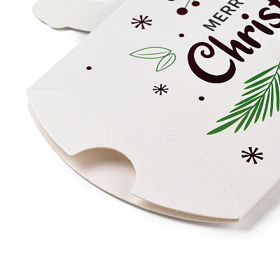 Christmas Theme Paper Pillow Gift Boxes CON-B012-03-1