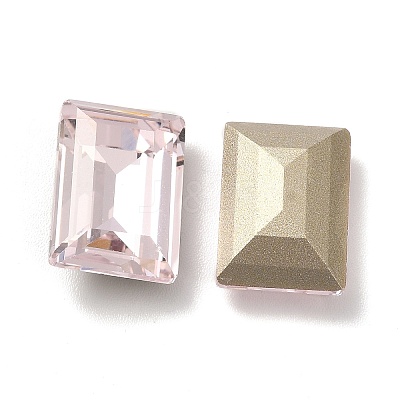 Faceted K9 Glass Rhinestone Cabochons GGLA-R042-04C-1