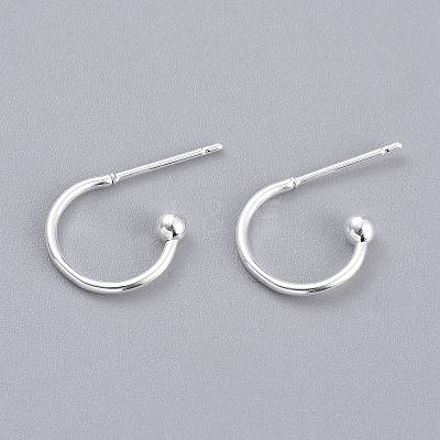 304 Stainless Steel Earring Hooks LS-X-STAS-K211-01S-1