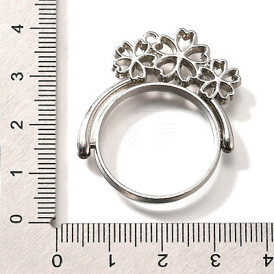 Alloy Open Back Bezel Pendants PALLOY-I223-15P-1