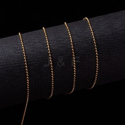 Handmade Ion Plating(IP) 304 Stainless Steel Ball Chains STAS-F136-15G-10m-1