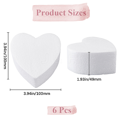 Foam Heart Shaped Cake Model FIND-WH20004-13A-1