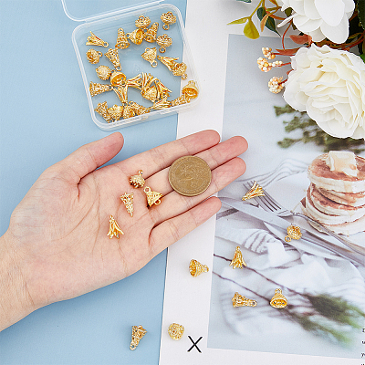 30pcs 3 style Alloy Pendant Bails FIND-HY0002-01-1