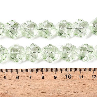 Transparent Electroplate Glass Beads Strands EGLA-T021-12D-1