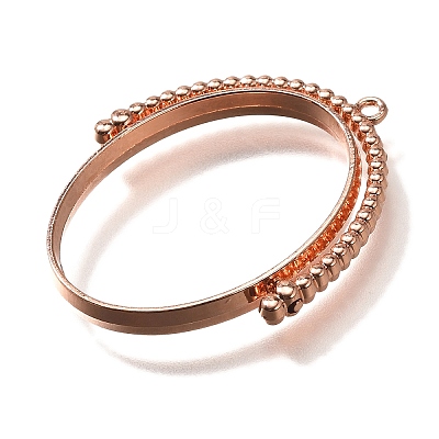 Alloy Open Back Bezel Pendants PALLOY-I223-11RG-1