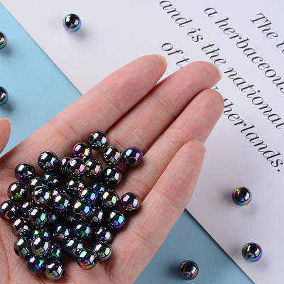Opaque Acrylic Beads MACR-S370-D8mm-S002-1