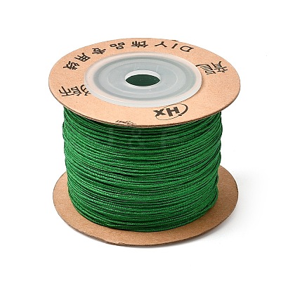 Nylon Braided Cord for Jewelry Making Macrame Craft NWIR-N003-0.6mm-05M-1