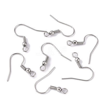Tarnish Resistant 316 Surgical Stainless Steel Earring Hooks X-STAS-O032-01-1